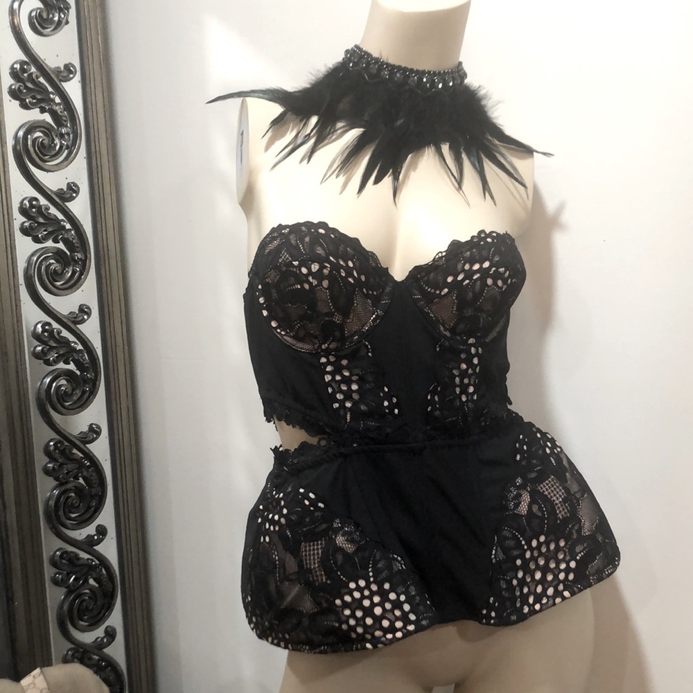 Victoria’s Secret bustier Black 34B amazing sexy